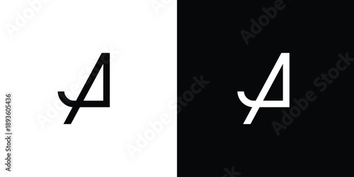 modern and unique letter A initials logo design