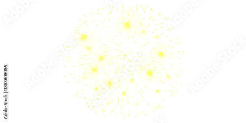 Fotografie Golden fireworks burst forth evoking joy and celebration for festive occasions w