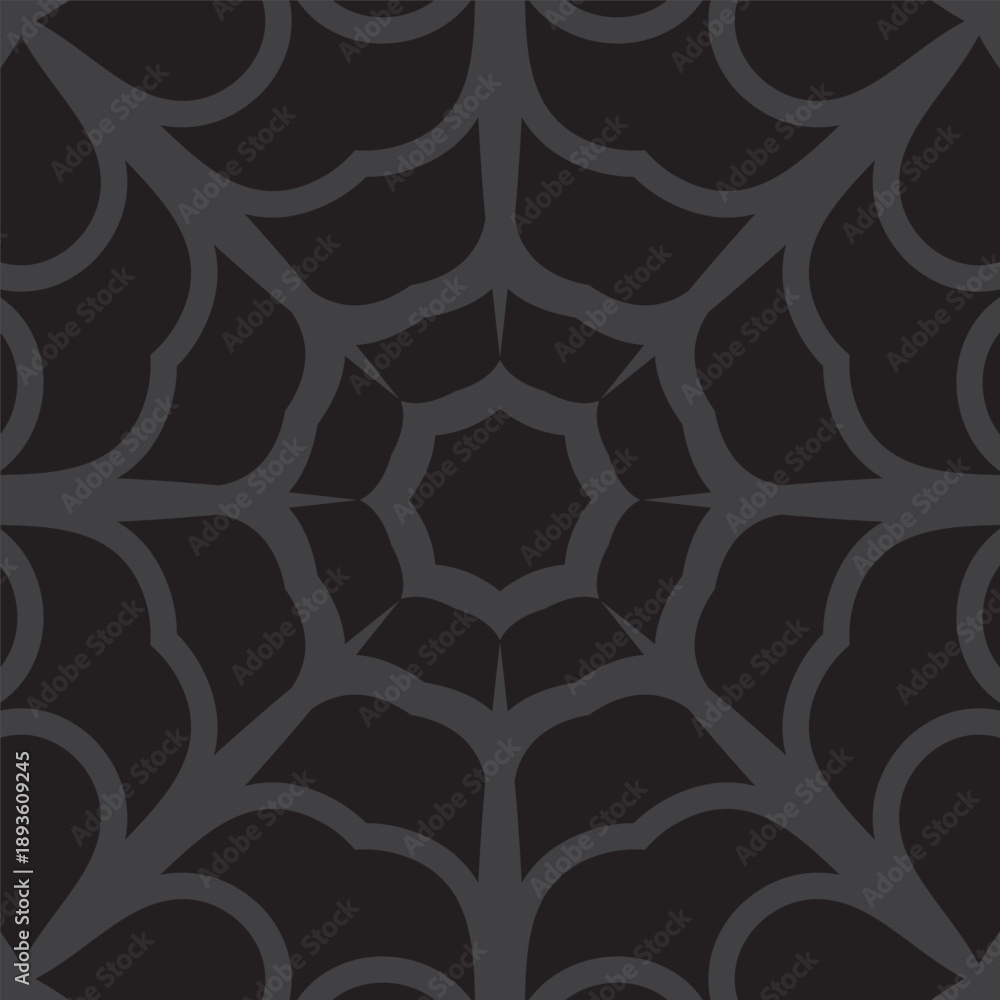 Obraz premium Cartoon drawing cobweb background. Flat vector spider pictogram. Happy halloween party. spooky, Creepy, horror insect. Accident, fear, scary for man and woman, superhero. Webbing wave line pattern.