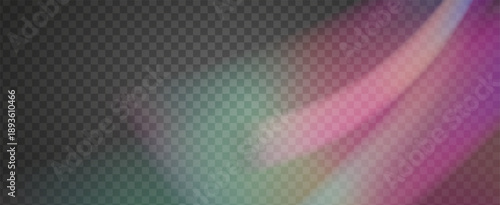 Rainbow Light Leak Prism. Iridescent Prism Background.  Lens Streaks On A Holographic Overlay With Abstract Glare And Sunlight. Crystal  Light Leak Effect.