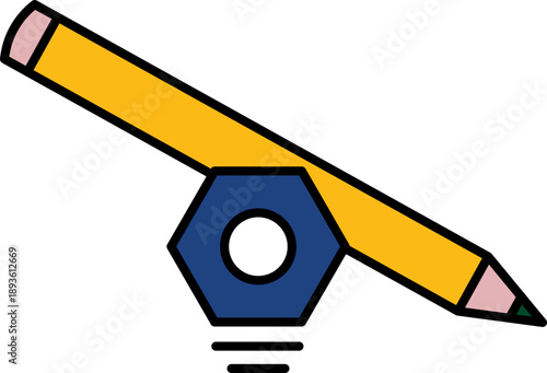 Pencil and nut creative problem solving tools Architecture Project