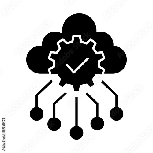 Maintenance vector icon. Technical support Illustration sign. Installing updates symbol. Bow logo.