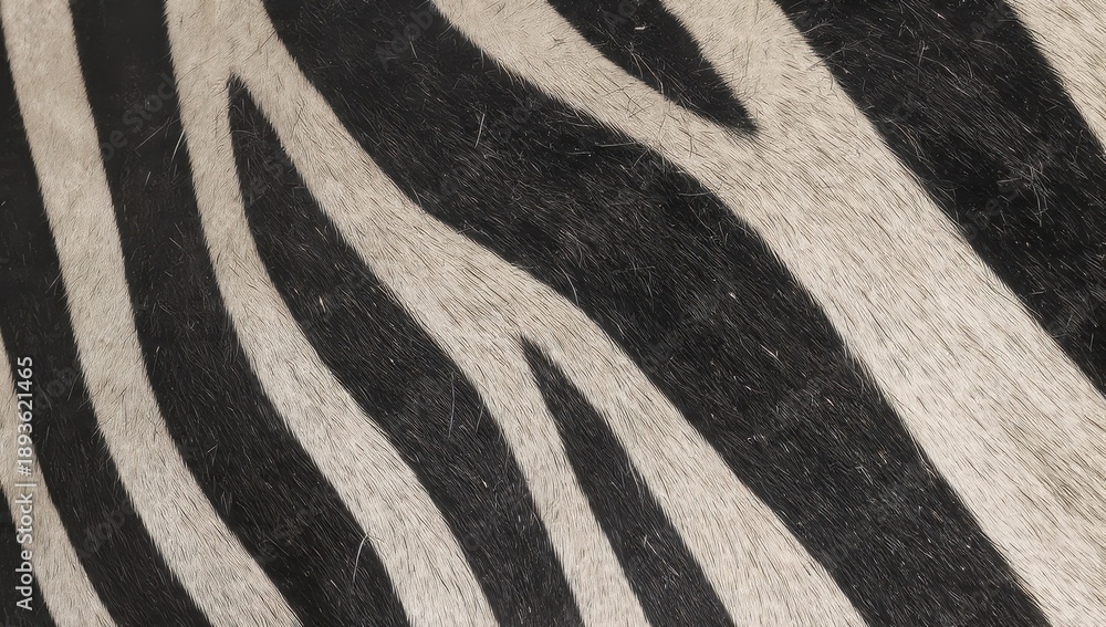Naklejka premium Zebra Skin Pattern Close-Up
