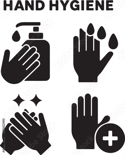 Abstract black shape resembling a stylized droplet or a partial heart form