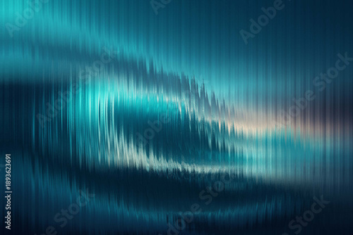 Εκτύπωση καμβά Abstract Blue Glass Motion Blur Background With Vertical Light Streaks