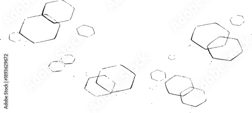 Hexagonal Geometry: An artistic display showcasing various interconnected and overlapping hexagonal shapes, creating a sense of geometric harmony and visual interest.