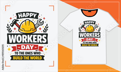 Celebrating workers day with a special t-shirt design