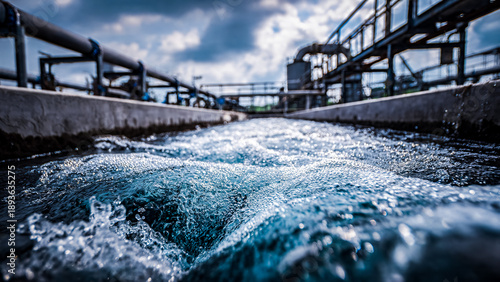 Station d'épuration pour traitement des eaux usées