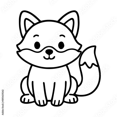 Fox Coloring Pages – Clean Vector Coloring Pages for Kids and Adults