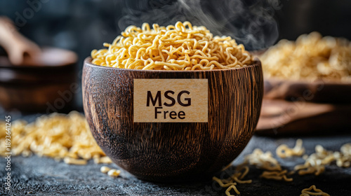"MSG Free" stamp on instant...