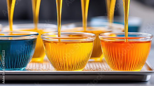 Waste kitchen oil being col...