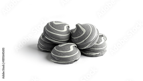 Grey zephyr isolated on a white background. High quality photo
