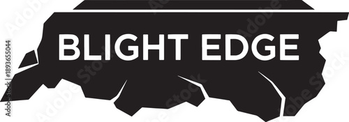 Black silhouette of a whisk with Blight Edge text in white