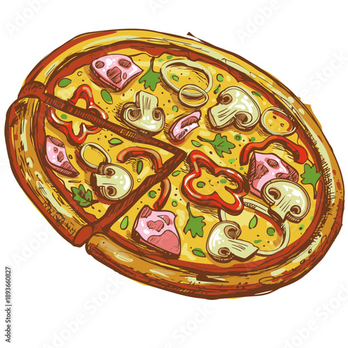 pizza illustration