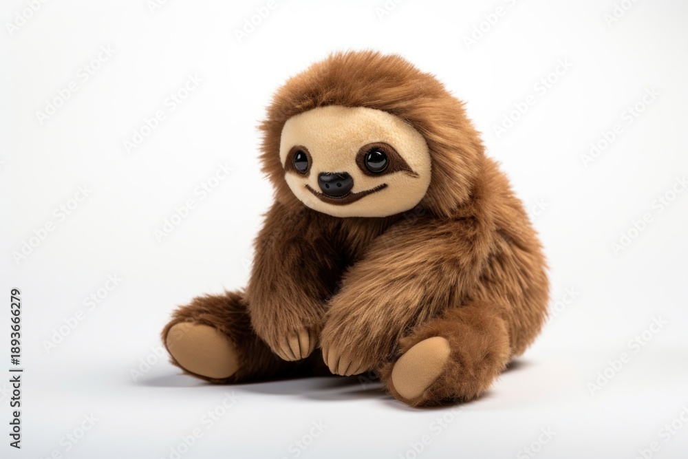 Obraz premium Stuffed doll sloth wildlife mammal animal.