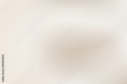 Brown grain gradient background. Neutral pearl beige abstract noise gradation backdrop. Vector nude pale tones textured bg. Simple grainy tan grey fashion design. Cover soft transition dots noise.
