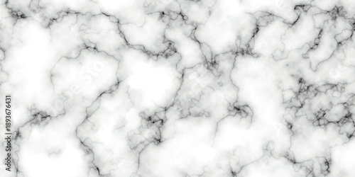 White marble texture Panoramic white background. marble stone texture for design. Natural stone Marble white background wall surface black pattern. White and black marble texture background.
