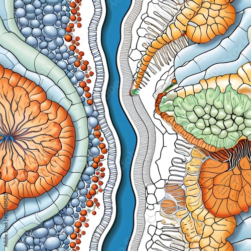 Wallpaper Mural reflections of different material forms Torontodigital.ca