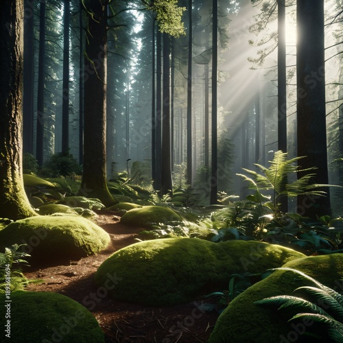 Wallpaper Mural reflections of different material forms Torontodigital.ca