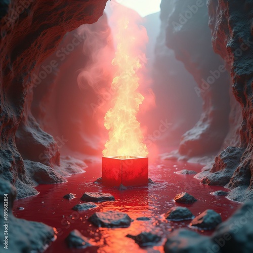 Wallpaper Mural reflections of different material forms Torontodigital.ca