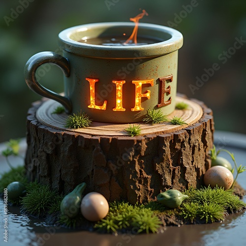 Wallpaper Mural reflections of different material forms Torontodigital.ca