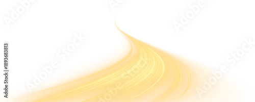 Light streaks sweep across the background like flowing data streams. Cyan and purple glow suggests high speed. Abstract technology themed backdrop with motion blur. PNG.