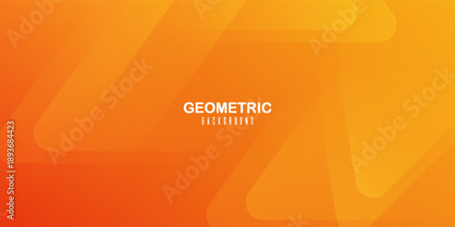 Abstract orange and yellow geometric background. Suit for banner, web, brochure, pamflet and presentation