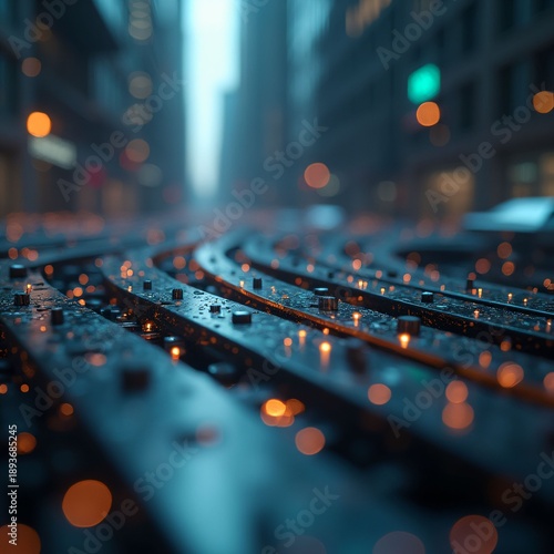 Wallpaper Mural reflections of different material forms Torontodigital.ca