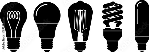 Various light bulb designs for modern energy solutions
