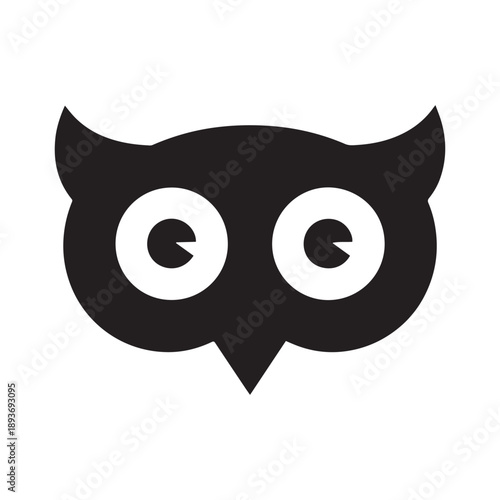 Library Owl Logo Representing Knowledge And Learning