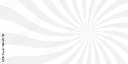 Vector sunray stripe background. Light sunburst glowing background. Sunburst pattern summer social banner. vector illustration pattern beam rays. Spiral radial striped backdrop design.