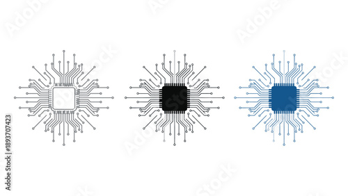 Science Lab Flask and Technology Gear Icon - R&D Innovation Concept