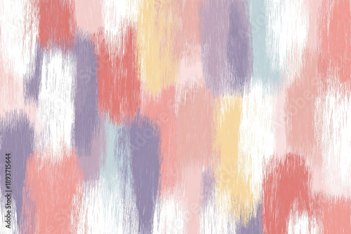 パステルホワイトとパステルピンクの筆触模様