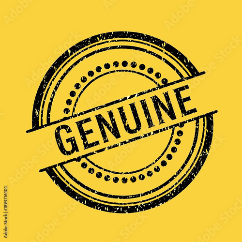 Genuine Stamp with Authenticity Guarantee.