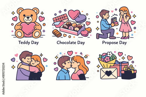Sweet Moments From Hug To Valentine day