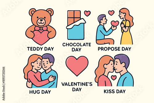 Sweet Moments From Hug To Valentine day