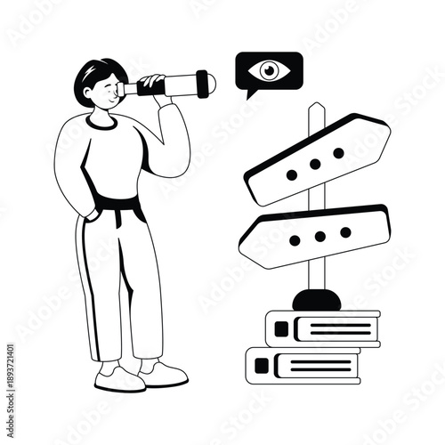 Take your hands on this amazing illustration of future vision