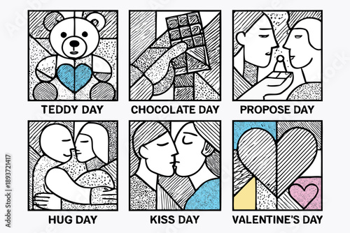 Sweet Moments From Hug To Valentine day