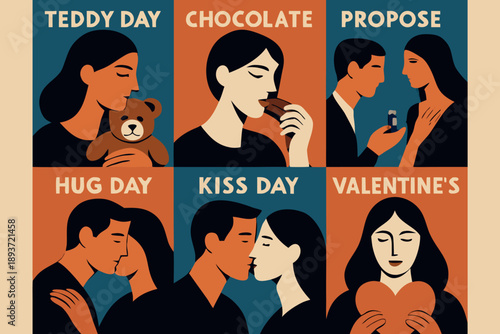 Sweet Moments From Hug To Valentine day