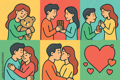 Sweet Moments From Hug To Valentine day