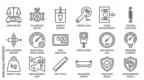 Precision measurement tools and sensors, essential engineering and scientific equipment for accurate readings and analysis, ideal for product documentation