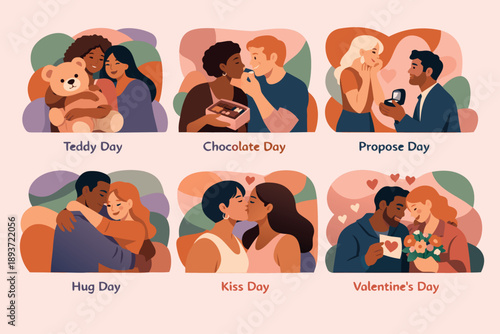 Sweet Moments From Hug To Valentine day