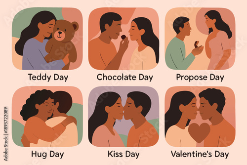 Sweet Moments From Hug To Valentine day