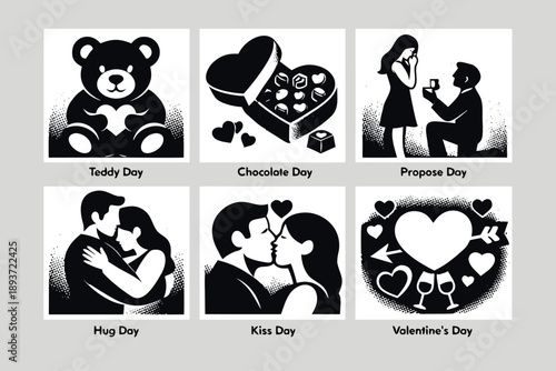 Sweet Moments From Hug To Valentine day