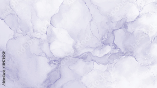 Abstract painting with purple and white colors