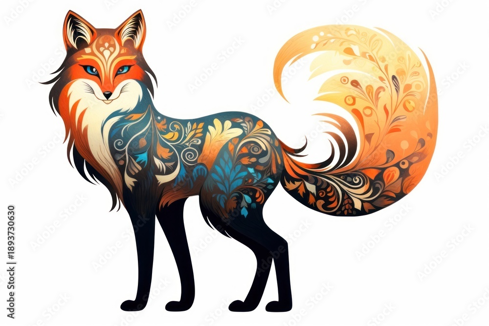 Fototapeta premium Fox fox animal mammal.