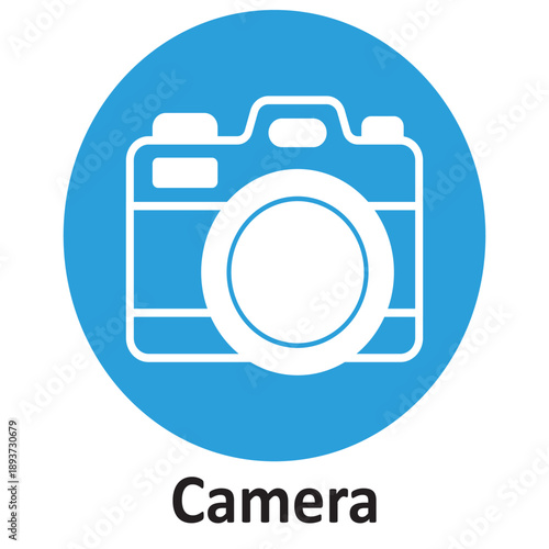 Camera Vector icon which can easily modify or edit