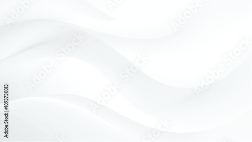 Smooth white wavy abstract background texture design element