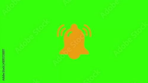 Abstract Color Particle Effect On Green Screen
