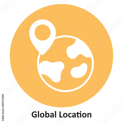 Wallpaper Mural Global Location Vector icon which can easily modify or edit Torontodigital.ca